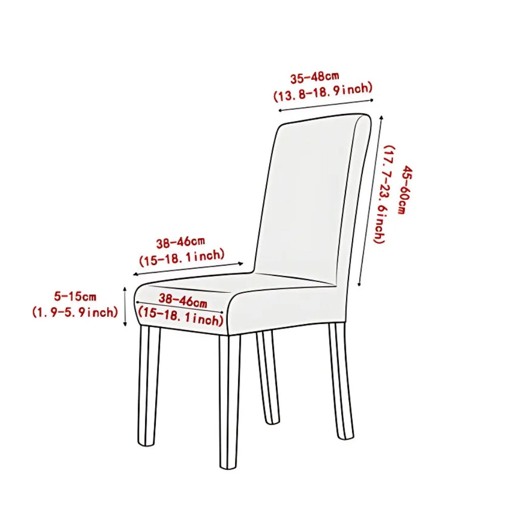 Sophisticated Jacquard Chair Cover for Elegant Spaces