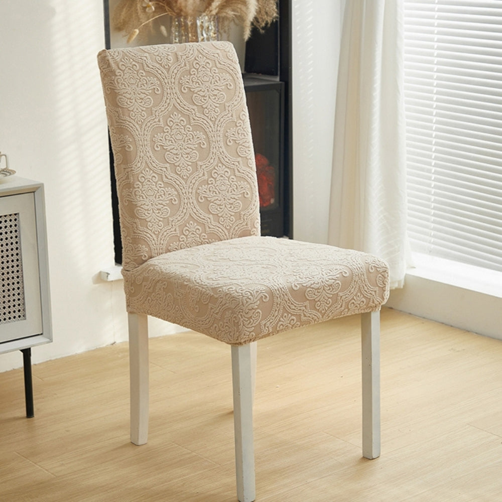 Sophisticated Jacquard Chair Cover for Elegant Spaces