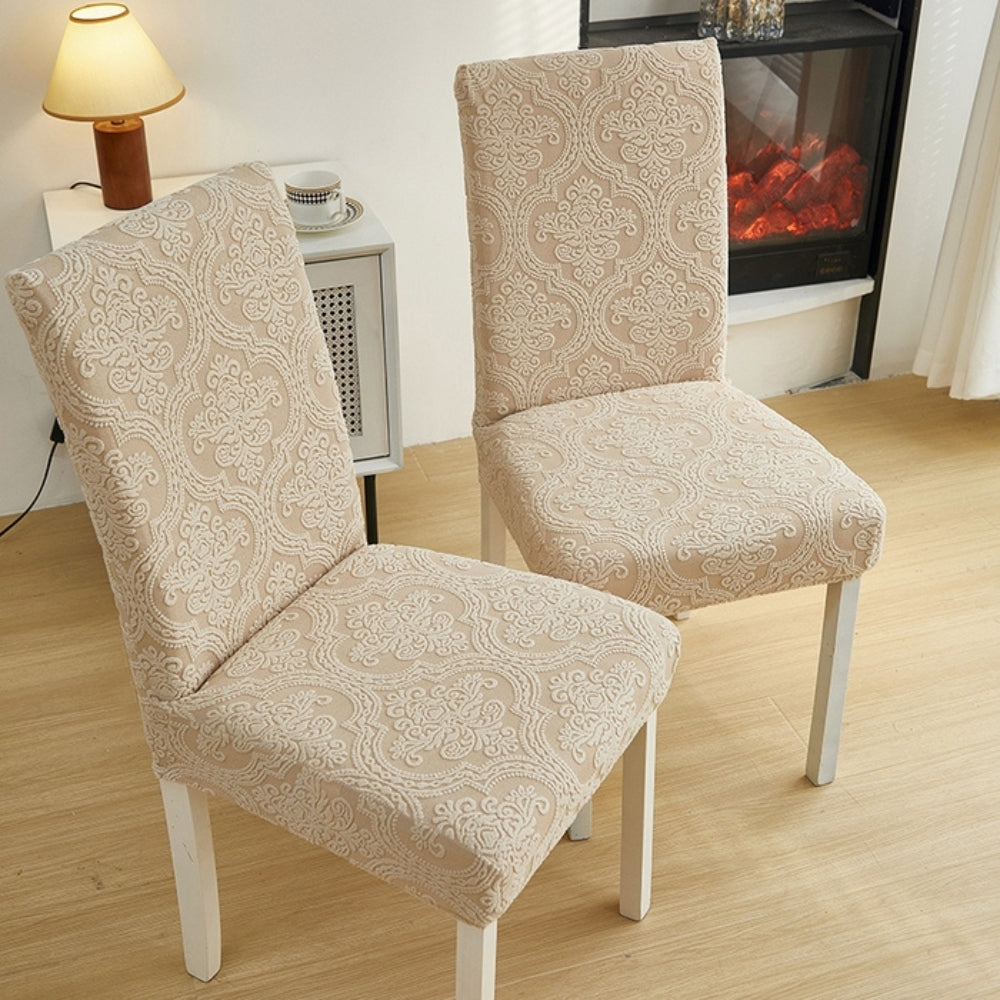 Sophisticated Jacquard Chair Cover for Elegant Spaces