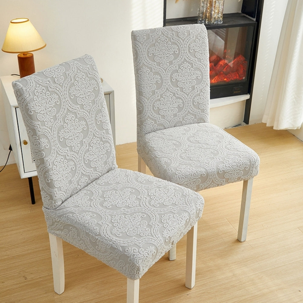 Sophisticated Jacquard Chair Cover for Elegant Spaces
