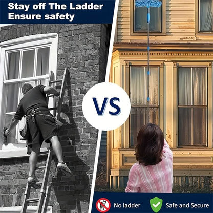 Extendable Streak-Free Window Cleaning Kit