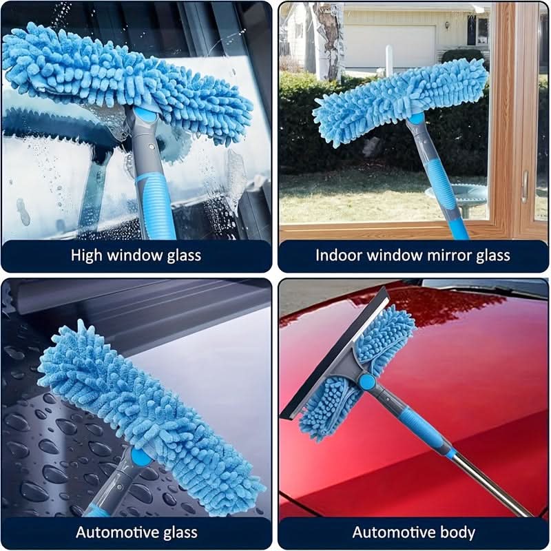 Extendable Streak-Free Window Cleaning Kit