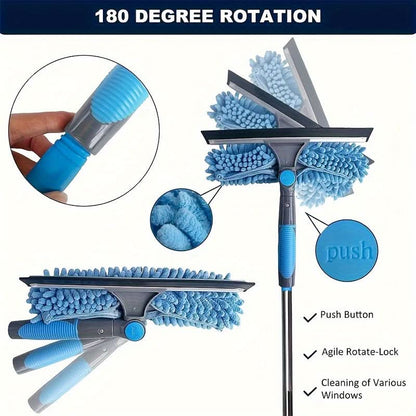 Extendable Streak-Free Window Cleaning Kit
