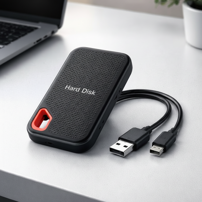 Slim External Solid State Drive – Portable USB C Backup Storage