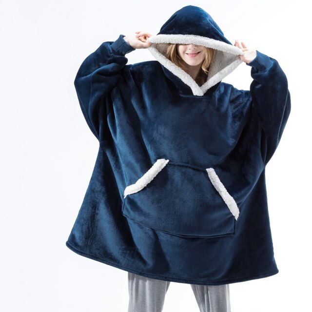 XXL Hoodie in Warm Sherpa Fleece for Maximum Comfort