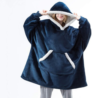 XXL Hoodie in Warm Sherpa Fleece for Maximum Comfort