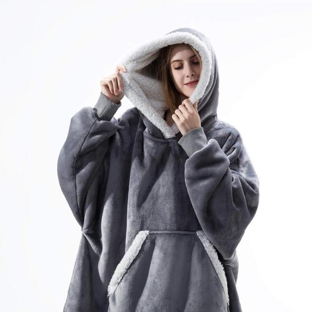 XXL Hoodie in Warm Sherpa Fleece for Maximum Comfort