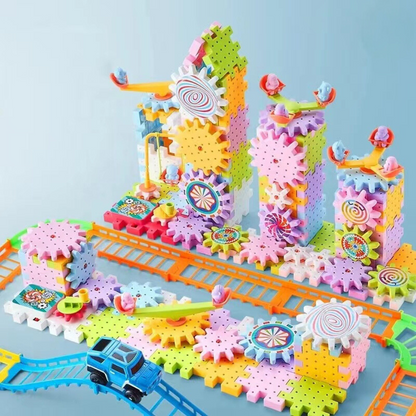 Rotating Montessori Building Block Toy