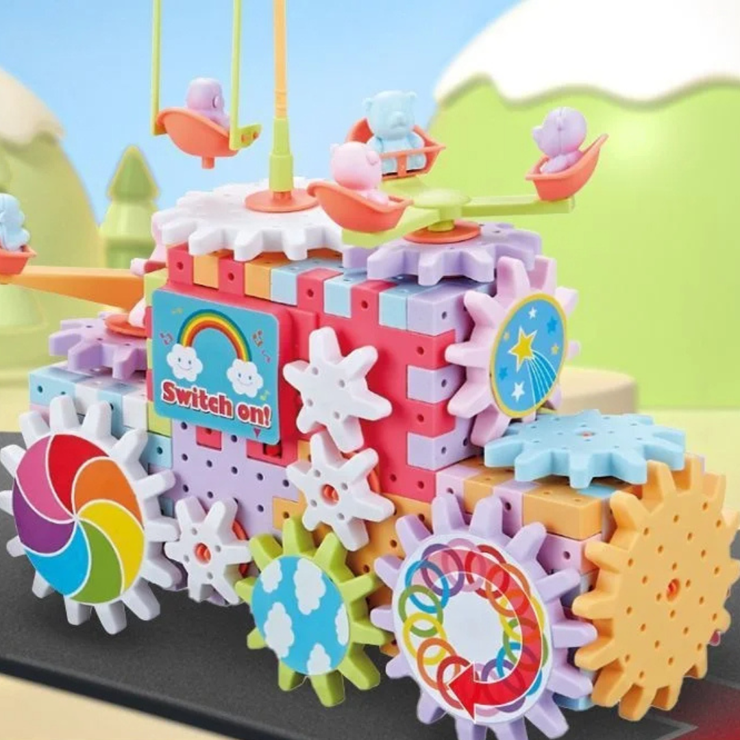 Rotating Montessori Building Block Toy