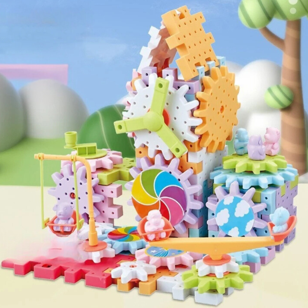 Rotating Montessori Building Block Toy