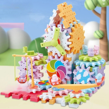 Rotating Montessori Building Block Toy