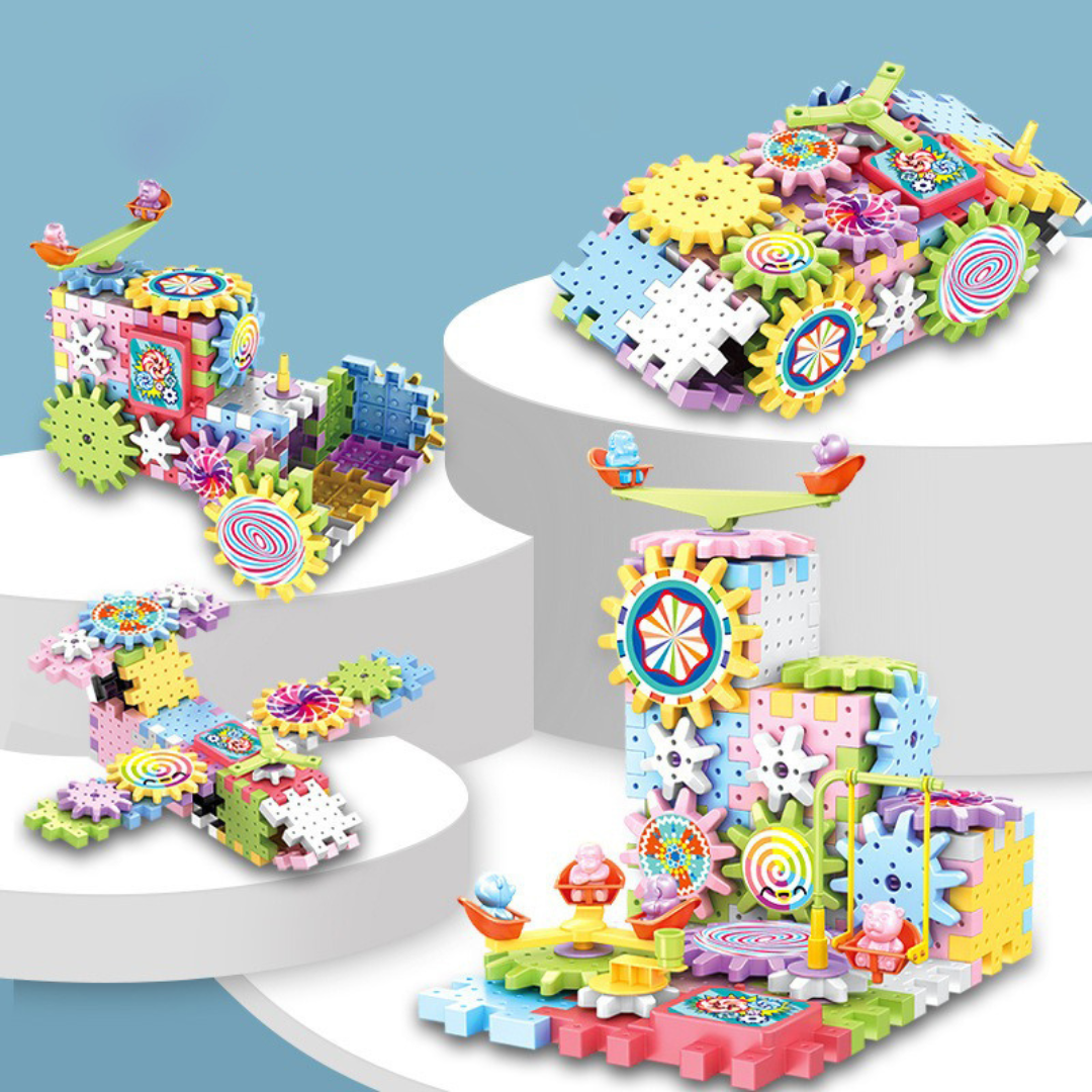 Rotating Montessori Building Block Toy
