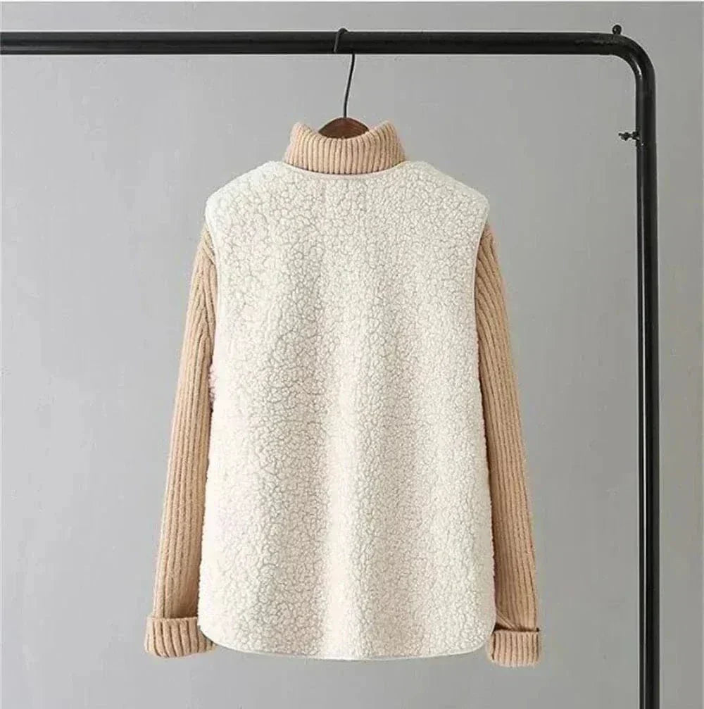 Sleeveless Button Vest for Women | Perfect for Layering in Fall and Winter