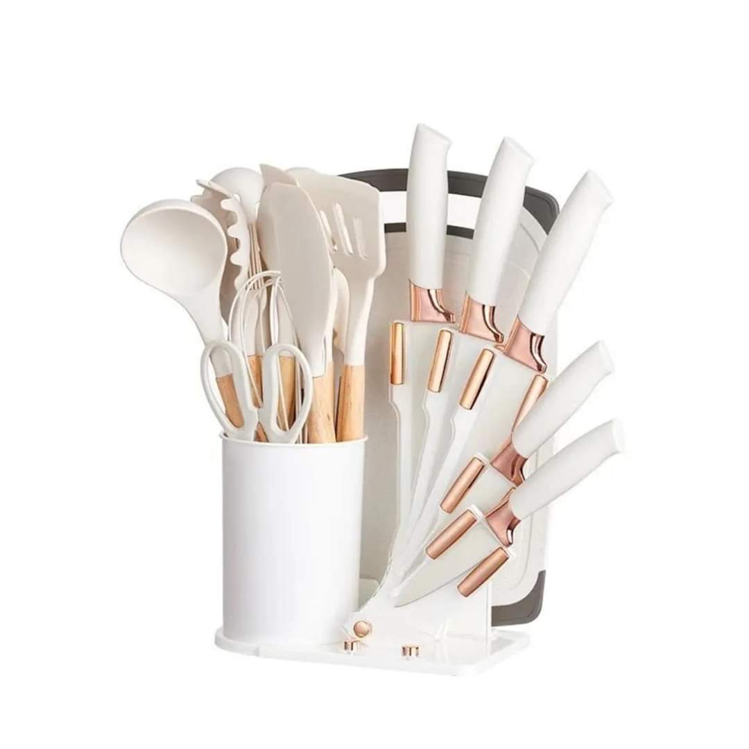 Kitchen Tool Set with 19 Essential Utensils