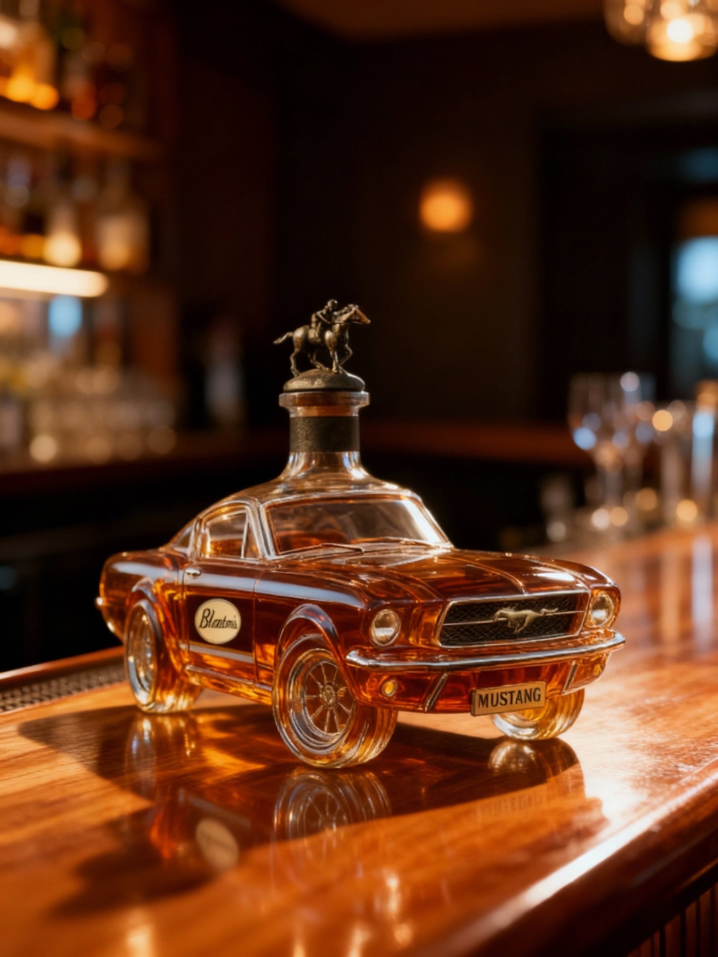 Mustang Shaped Whiskey Decanter – BowLift Design