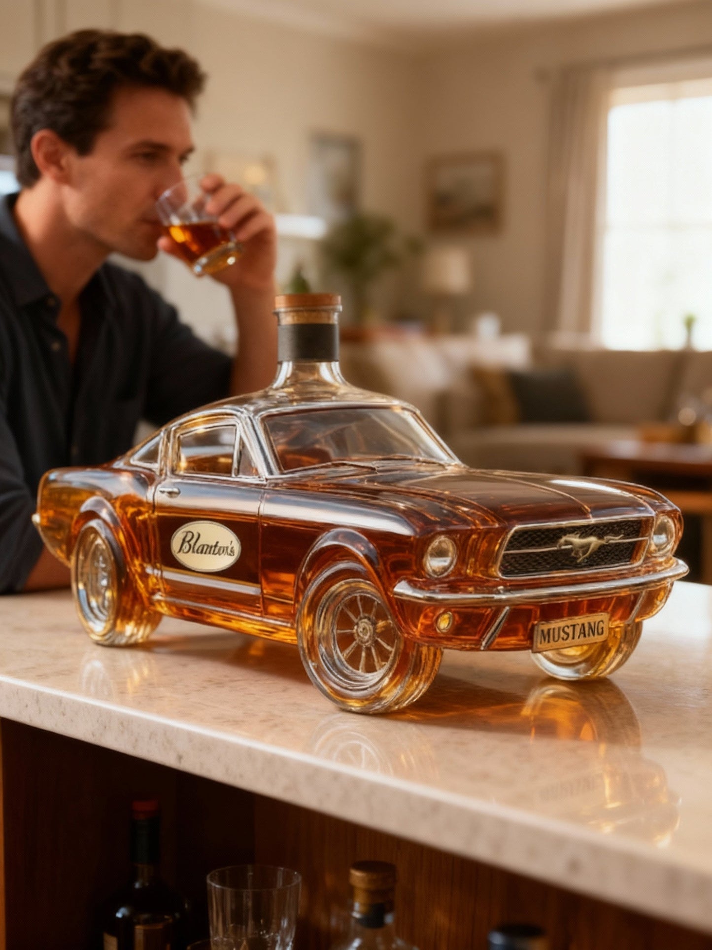 Mustang Shaped Whiskey Decanter – BowLift Design