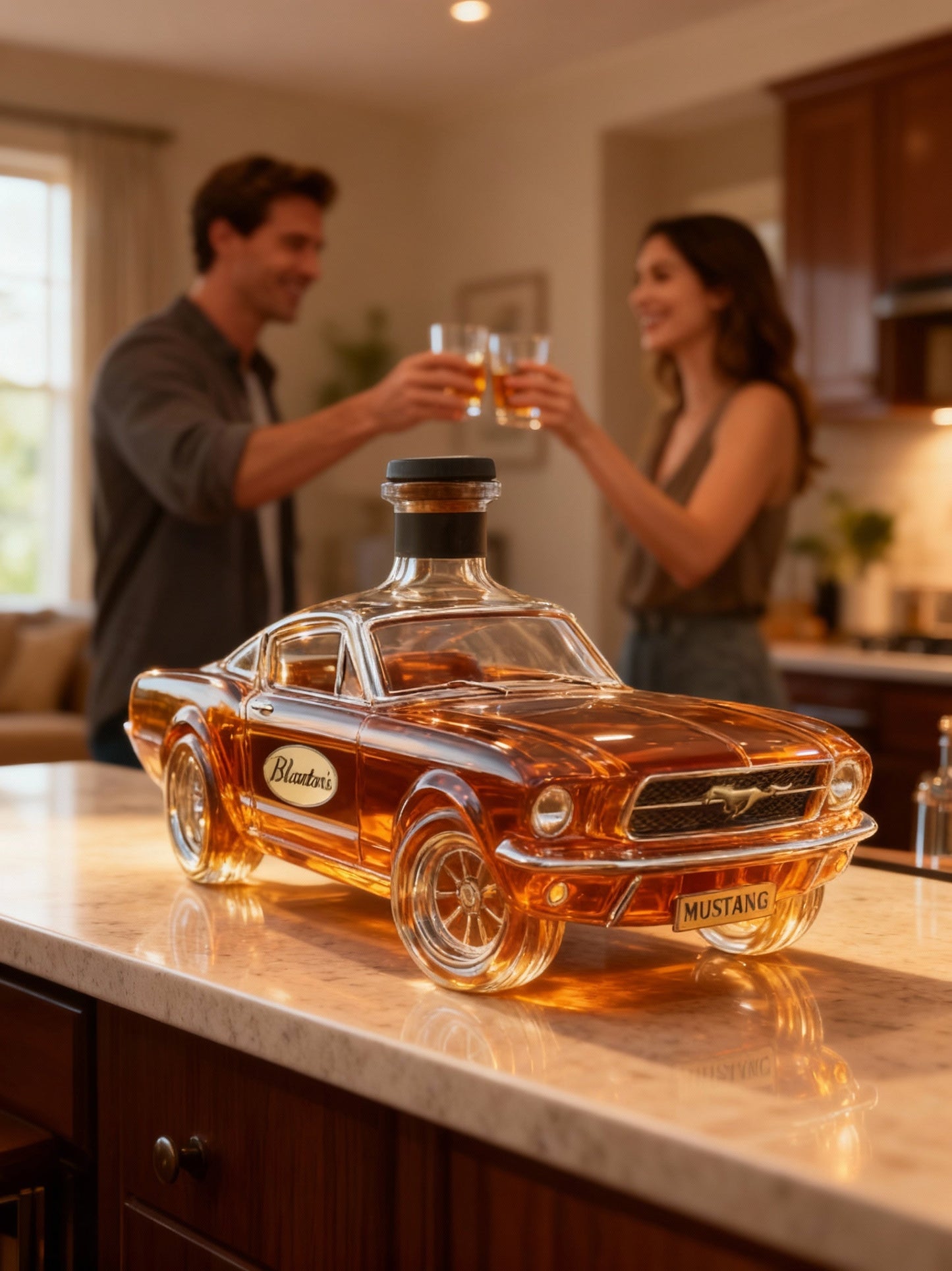 Mustang Shaped Whiskey Decanter – BowLift Design