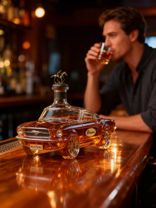 Mustang Shaped Whiskey Decanter – BowLift Design