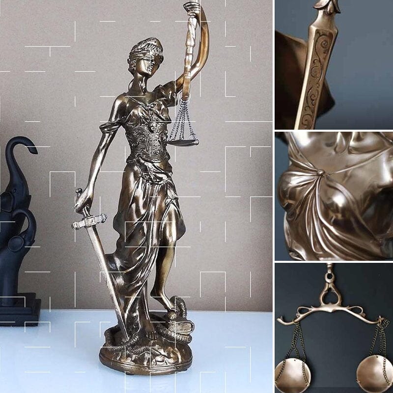 Justice Goddess Decorative Statue