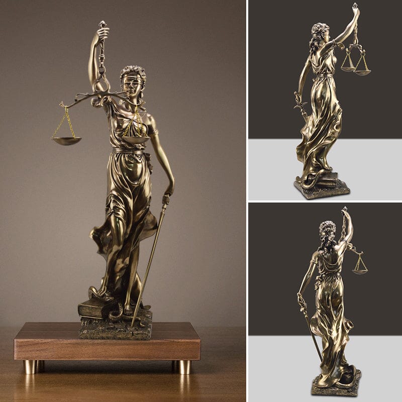 Justice Goddess Decorative Statue