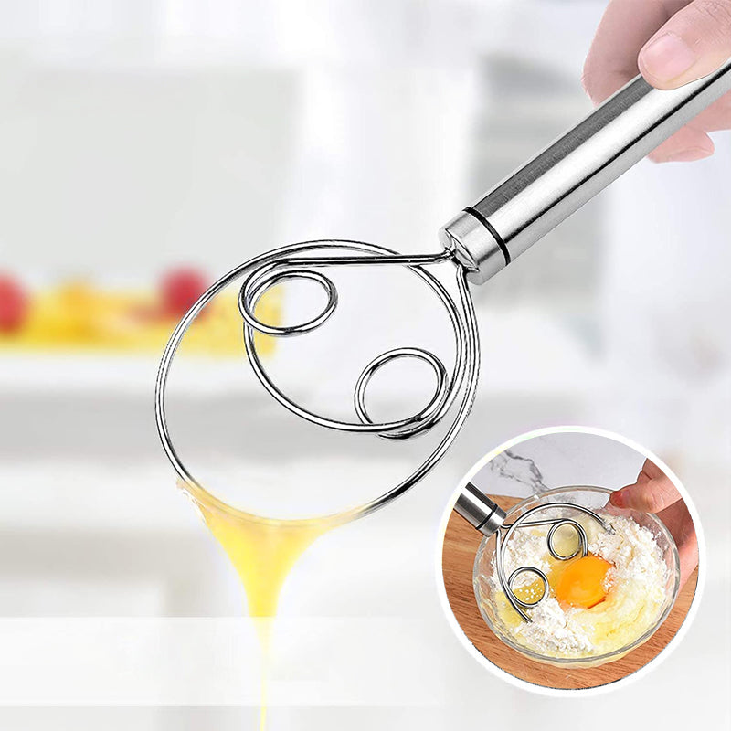 Stainless Steel Dough Whisk for Easy Mixing