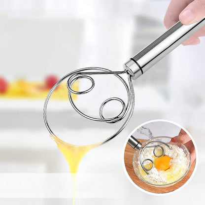 Stainless Steel Dough Whisk for Easy Mixing
