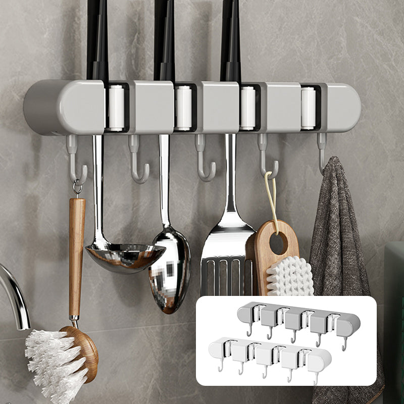 Versatile Storage Rack with Hooks for Home Organization
