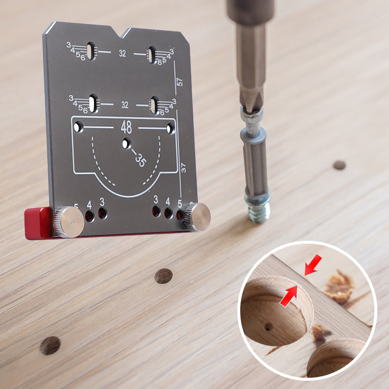 Locator for 35 mm Hinge Punch