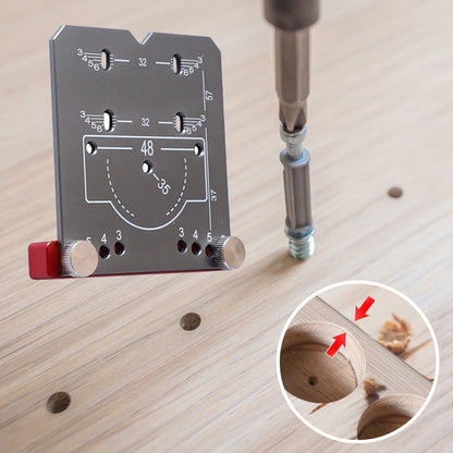 Locator for 35 mm Hinge Punch