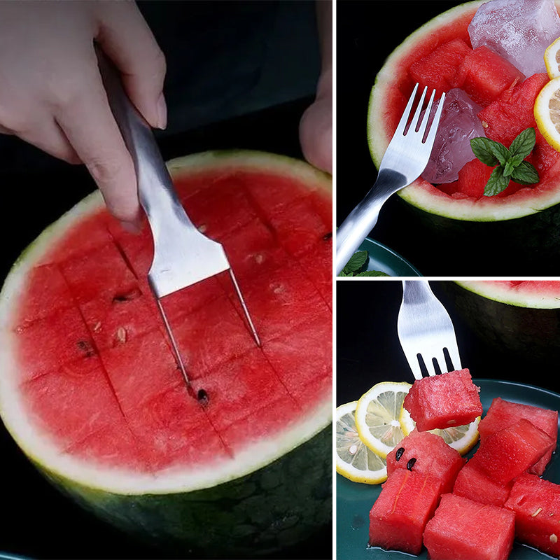 Dual-Action Watermelon Slicer & Picker