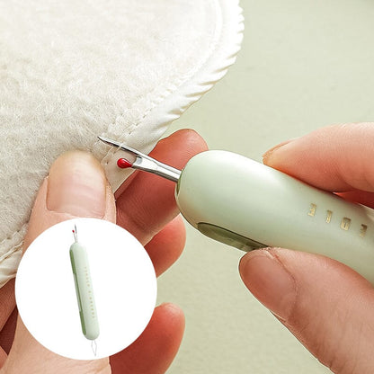 Dual Function Needle Threader and Stitch Remover Tool