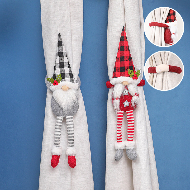 Festive Curtain Clips - Whimsical Holiday Decor