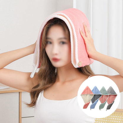 Double-Layered Quick-Dry Hair Wrap for Effortless Styling