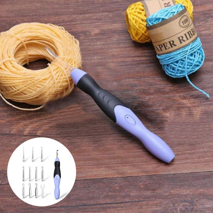 Versatile 9-in-1 Illuminated Crochet Hook Set