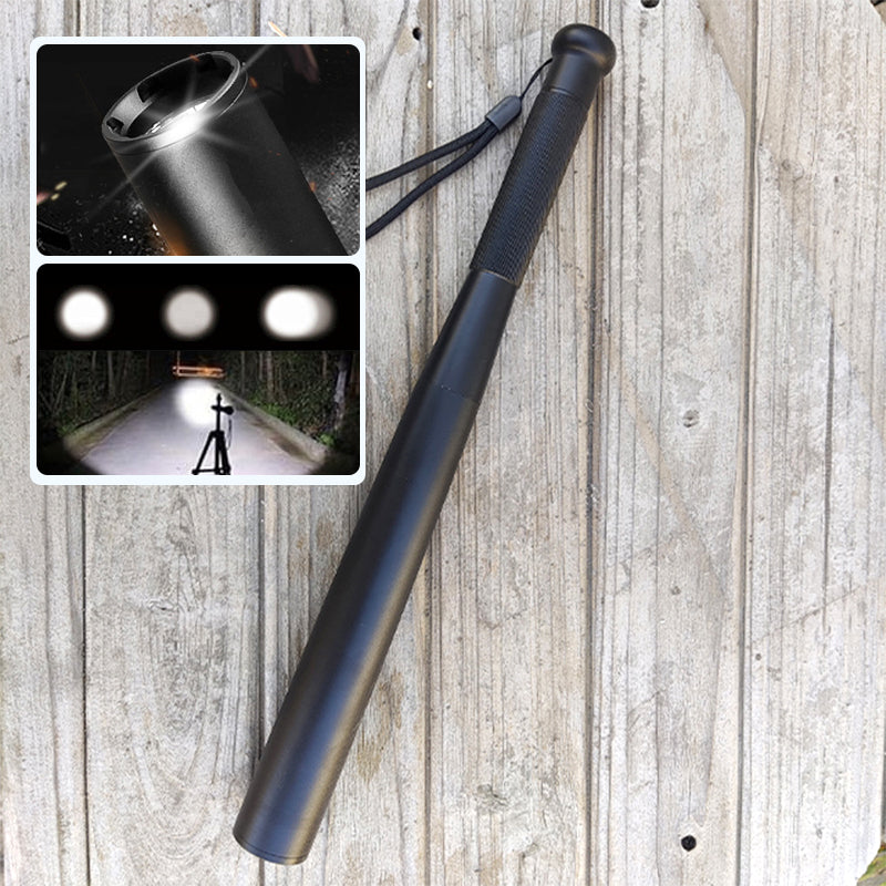 LED Flashlight with Baseball Bat Design