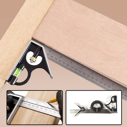 Adjustable Angle Ruler Set | Versatile & Accurate | Stainless Steel & Aluminum