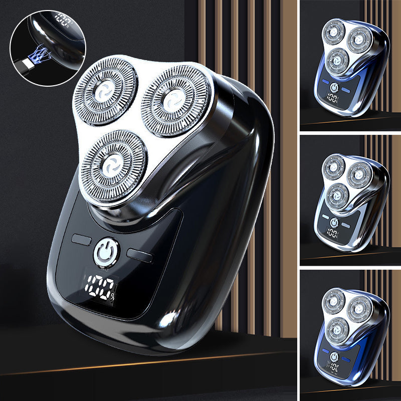 3-in-1 Rechargeable Men's Shaver with Flexible Heads