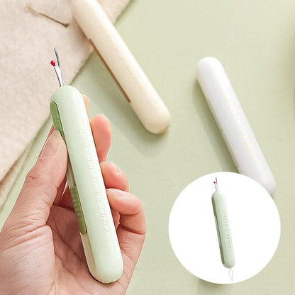 Dual Function Needle Threader and Stitch Remover Tool