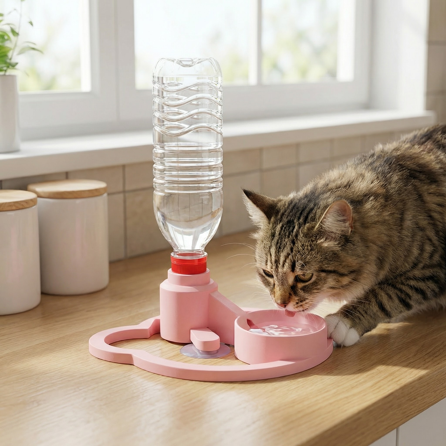 Travel-Friendly Spill-Proof Water Dispenser for Pets – No Power Needed