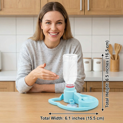 Travel-Friendly Spill-Proof Water Dispenser for Pets – No Power Needed