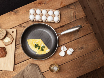 Ceramic Hybrid Frying Pan – Non-Stick Surface Safe for Metal Utensils