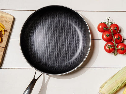 Ceramic Hybrid Frying Pan – Non-Stick Surface Safe for Metal Utensils
