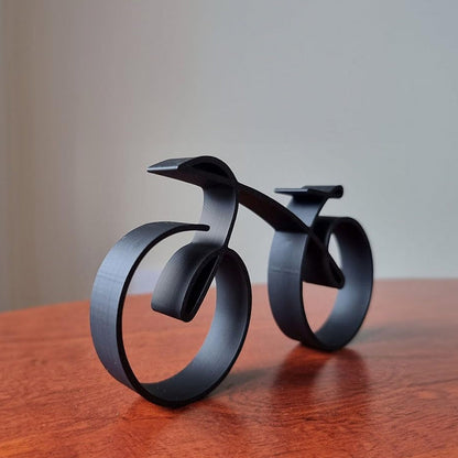 Sleek Bicycle Sculpture | Modern Metal Art Piece