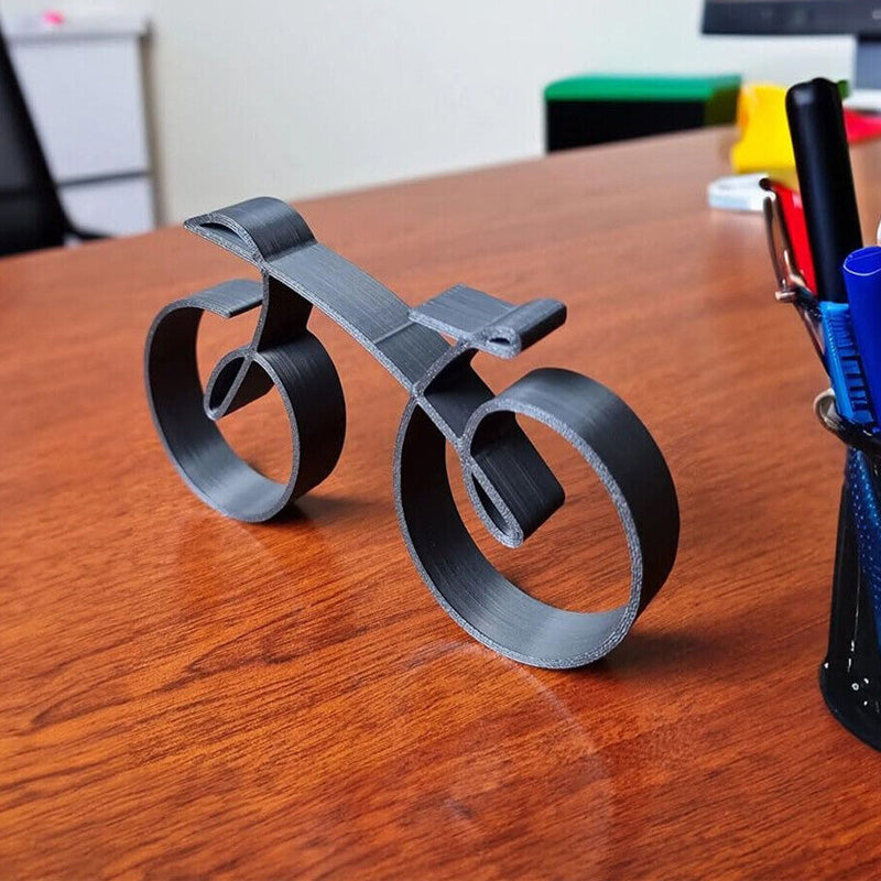 Sleek Bicycle Sculpture | Modern Metal Art Piece