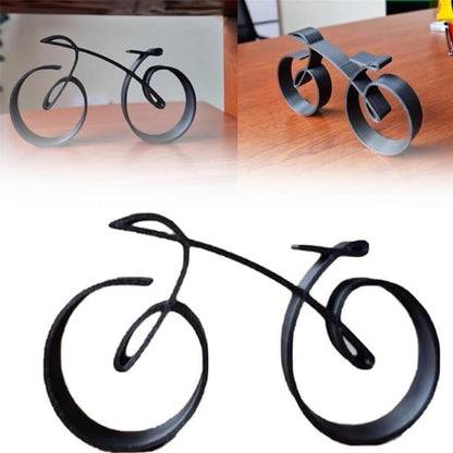Sleek Bicycle Sculpture | Modern Metal Art Piece