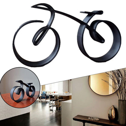 Sleek Bicycle Sculpture | Modern Metal Art Piece