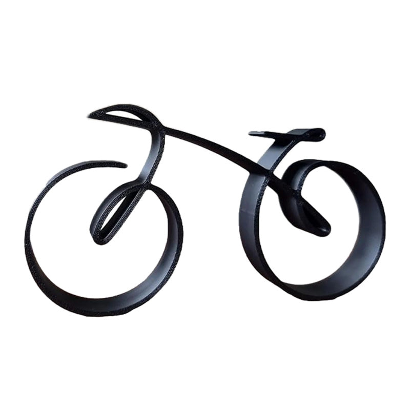 Sleek Bicycle Sculpture | Modern Metal Art Piece