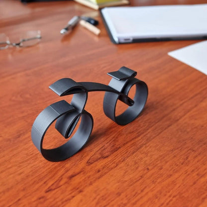 Sleek Bicycle Sculpture | Modern Metal Art Piece