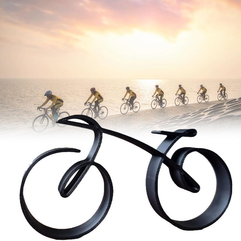 Sleek Bicycle Sculpture | Modern Metal Art Piece