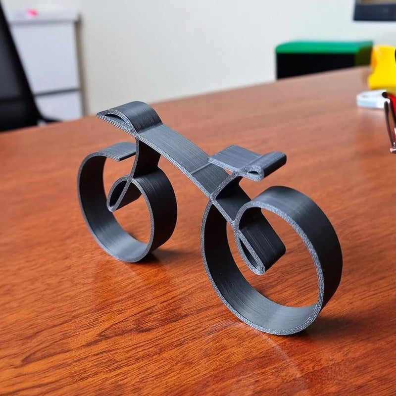 Sleek Bicycle Sculpture | Modern Metal Art Piece